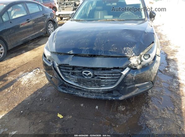 3MZBN1U7XHM107487 2017 MAZDA 3 Черный Вид спереди