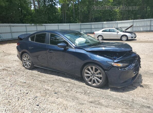 3MZBPABL7NM303618 2022 MAZDA 3 Синий Передняя правая четверть