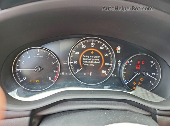 3MZBPACM6PM365070 2023 MAZDA 3 Синий Вид щитка приборов