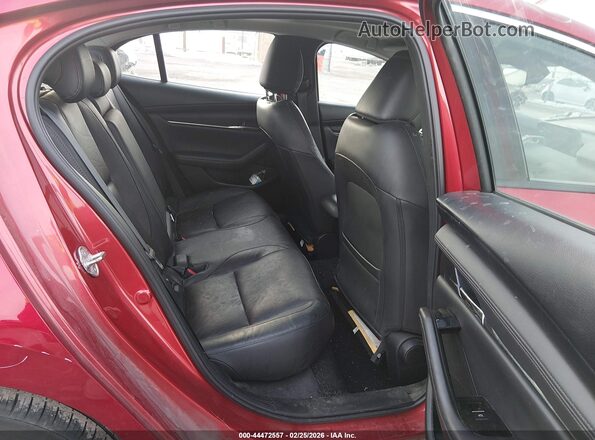 3MZBPAEM5KM104356 2019 MAZDA 3 Red VIN კოდის სტიკერის ხედი