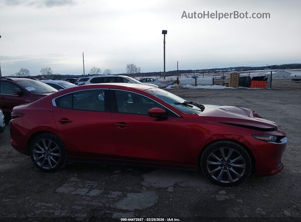 3MZBPAEM5KM104356 2019 MAZDA 3 Red უკანა სალონის ხედი
