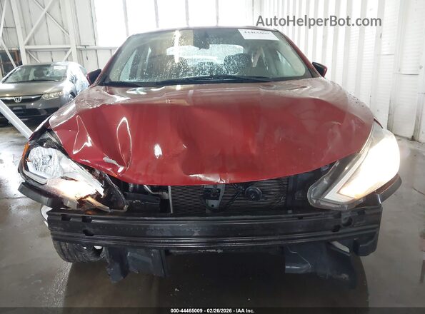 3N1AB7AP0HL655814 2017 NISSAN SENTRA Red Widok z przodu