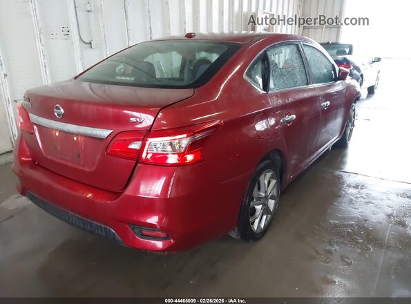 3N1AB7AP0HL655814 2017 NISSAN SENTRA Red Tył prawy