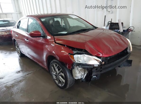 3N1AB7AP0HL655814 2017 NISSAN SENTRA Red Przód prawy