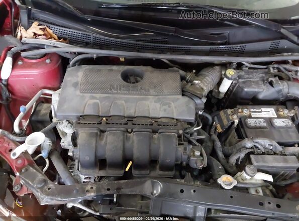3N1AB7AP0HL655814 2017 NISSAN SENTRA Red Widok z tyłu