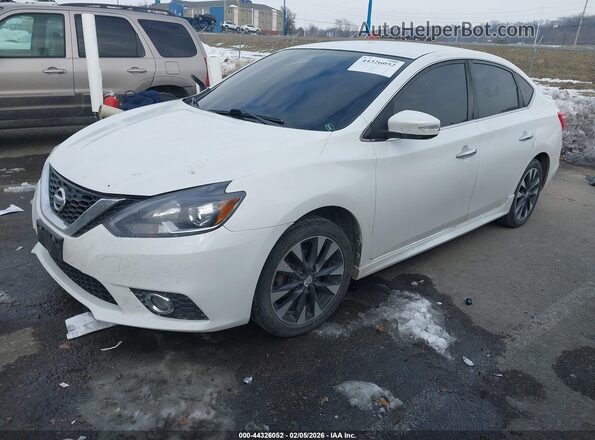 3N1AB7AP0HY368346 2017 NISSAN SENTRA White Przód lewy