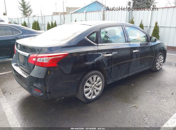 3N1AB7AP0KY298063 2019 NISSAN SENTRA Black Tył prawy