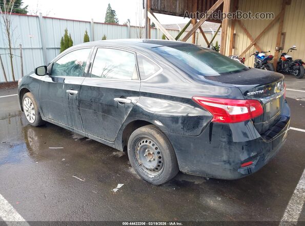 3N1AB7AP0KY298063 2019 NISSAN SENTRA Black Tył lewy