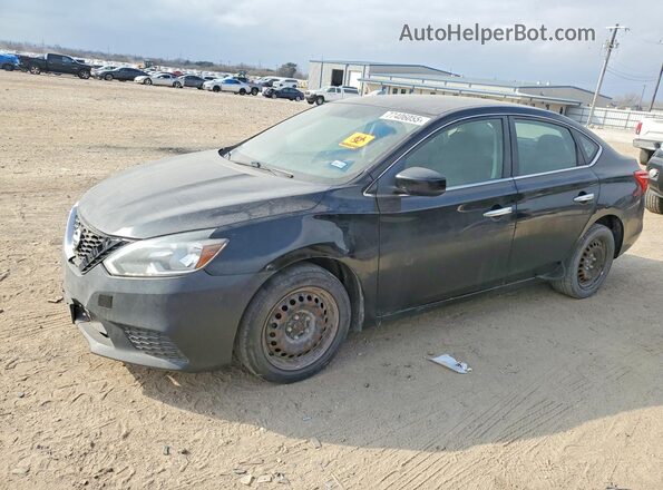 3N1AB7AP1JY252546 2018 NISSAN SENTRA Black Vista tres cuartos delantera izquierda