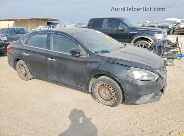 3N1AB7AP1JY252546 2018 NISSAN SENTRA Black Delantero derecho