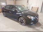 2018 Nissan Sentra Sr Black vin: 3N1AB7AP1JY316245