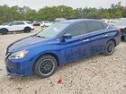 2019 Nissan Sentra S Синий vin: 3N1AB7AP1KY264214