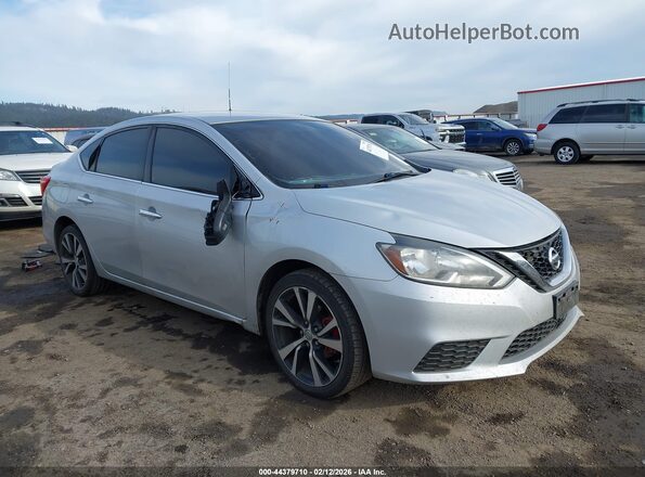 3N1AB7AP1KY265024 2019 NISSAN SENTRA Silver Przód prawy
