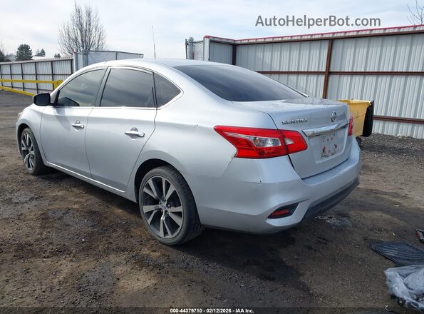 3N1AB7AP1KY265024 2019 NISSAN SENTRA Silver Tył lewy