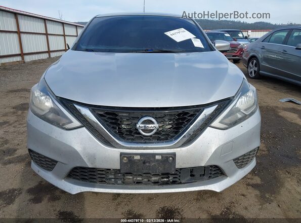 3N1AB7AP1KY265024 2019 NISSAN SENTRA Silver Widok wnętrza z tyłu