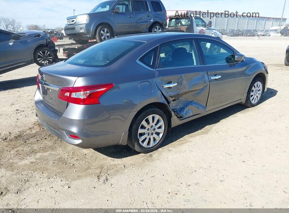 3N1AB7AP1KY266657 2019 NISSAN SENTRA Gray უკანა მარჯვენა