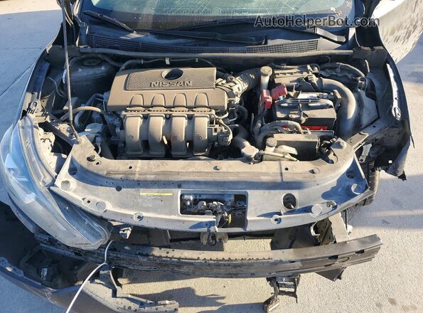 3N1AB7AP1KY296287 2019 NISSAN SENTRA Черный Вид задней части салона