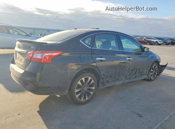 3N1AB7AP1KY296287 2019 NISSAN SENTRA Черный Задняя правая четверть