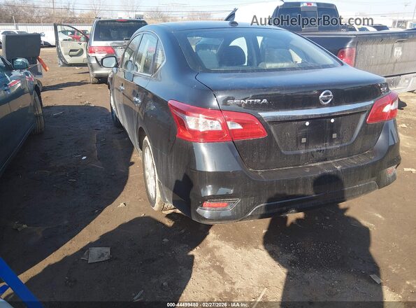 3N1AB7AP1KY390573 2019 NISSAN SENTRA Black Tył lewy