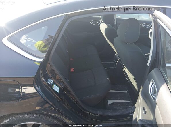 3N1AB7AP1KY390573 2019 NISSAN SENTRA Black Widok naklejki z numerem VIN
