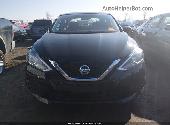 3N1AB7AP1KY390573 2019 NISSAN SENTRA Black Widok zestawu wskaźników