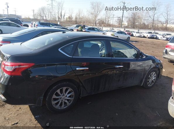 3N1AB7AP1KY390573 2019 NISSAN SENTRA Black Widok wnętrza z tyłu