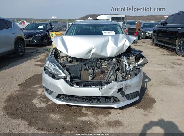 3N1AB7AP1KY446608 2019 NISSAN SENTRA Silver Vista del cuadro de instrumentos
