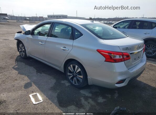 3N1AB7AP1KY446608 2019 NISSAN SENTRA Silver Trasero izquierdo