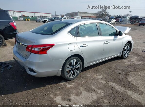 3N1AB7AP1KY446608 2019 NISSAN SENTRA Silver Trasero derecho