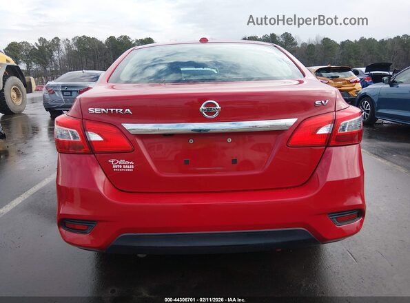 3N1AB7AP2JL633335 2018 NISSAN SENTRA Red 