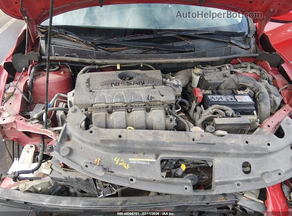 3N1AB7AP2JL633335 2018 NISSAN SENTRA Red Вид ззаду