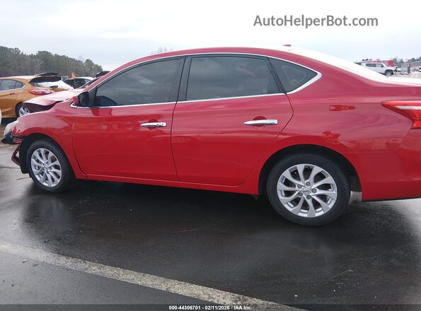 3N1AB7AP2JL633335 2018 NISSAN SENTRA Red Панорамний вид салону 360°