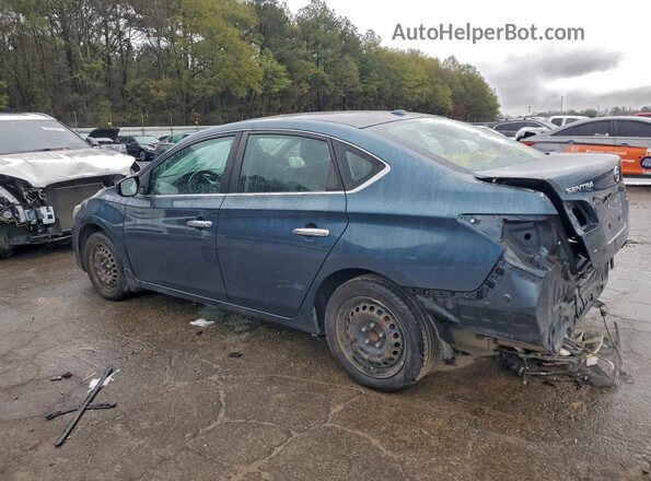 3N1AB7AP3GY209173 2016 NISSAN SENTRA Синий Задняя левая четверть