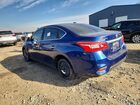 2018 Nissan Sentra S Синий vin: 3N1AB7AP3JL641962