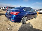 2018 Nissan Sentra S Синий vin: 3N1AB7AP3JL641962