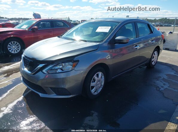 3N1AB7AP4GY219274 2016 NISSAN SENTRA Gray Przód lewy