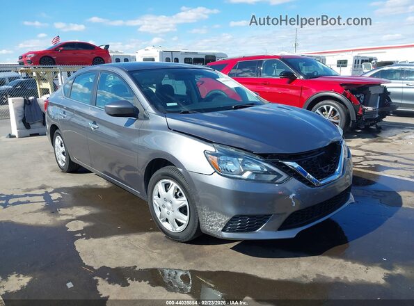 3N1AB7AP4GY219274 2016 NISSAN SENTRA Gray Przód prawy