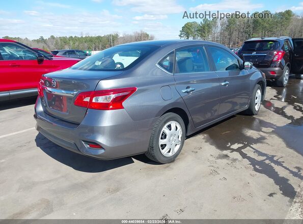 3N1AB7AP4GY219274 2016 NISSAN SENTRA Gray Tył prawy