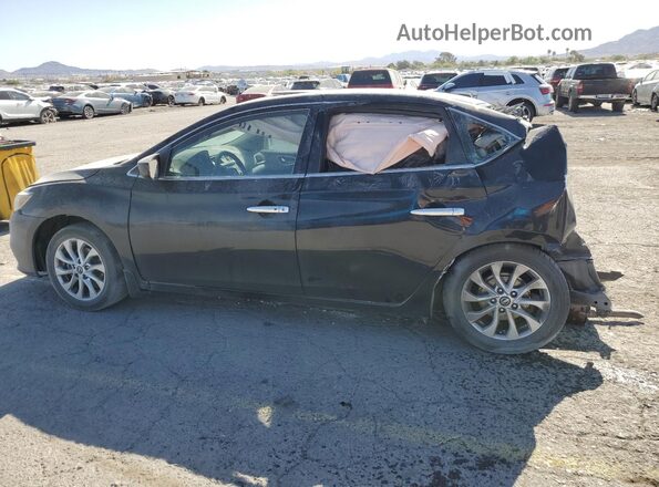 3N1AB7AP4GY224880 2016 NISSAN SENTRA Black Tył lewy