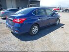 2017 Nissan Sentra Sv Blue vin: 3N1AB7AP4HL657601 2017 Nissan Sentra Sv Blue vin: 3N1AB7AP4HL657601