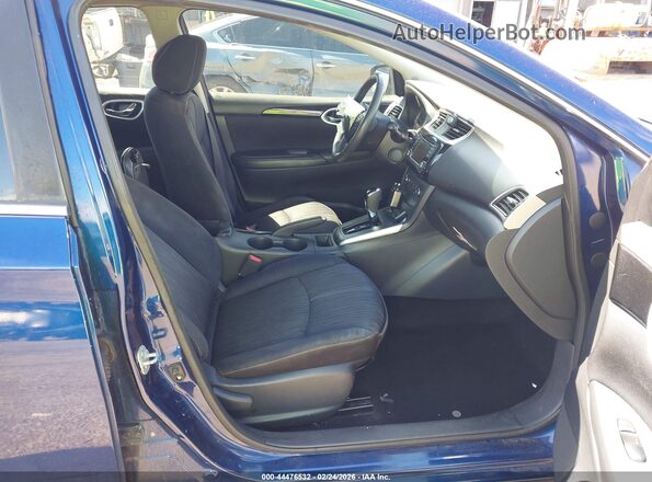 3N1AB7AP4HL657601 2017 NISSAN SENTRA Blue Vista interior delantera