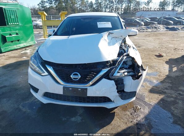 3N1AB7AP4HY268105 2017 NISSAN SENTRA Белый Вид щитка приборов