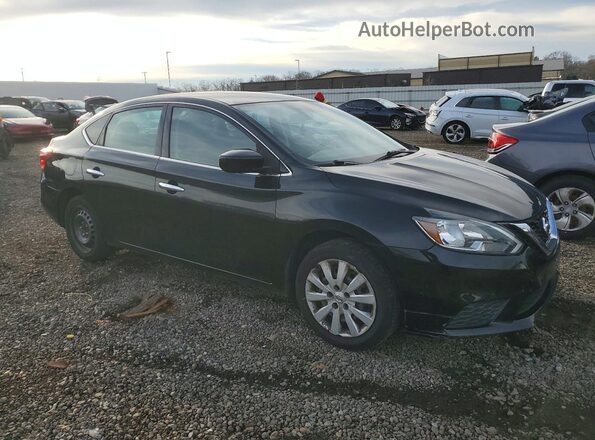 3N1AB7AP5KY242247 2019 NISSAN SENTRA Black Delantero derecho