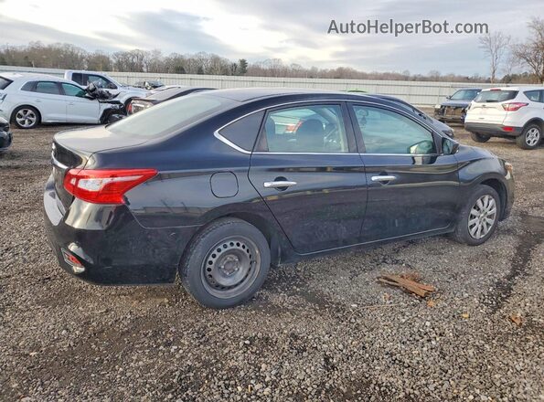 3N1AB7AP5KY242247 2019 NISSAN SENTRA Black Trasero derecho
