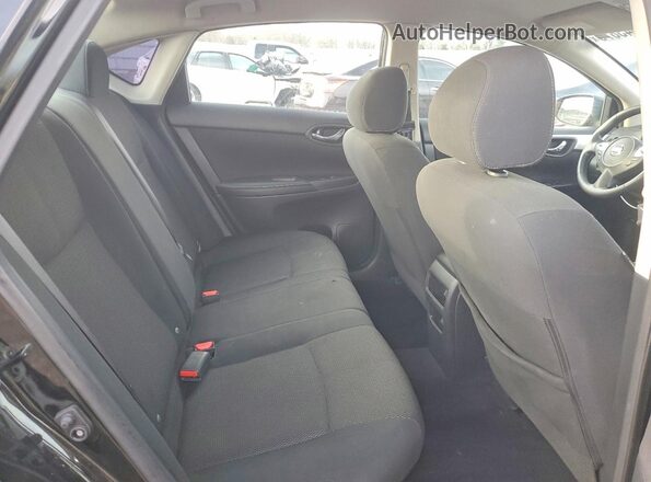 3N1AB7AP5KY242247 2019 NISSAN SENTRA Black Vista de los asientos traseros