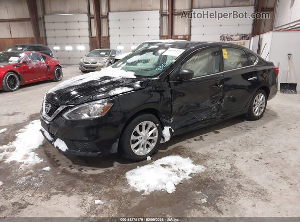 3N1AB7AP5KY303807 2019 NISSAN SENTRA Black Vista tres cuartos delantera izquierda