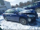 2019 Nissan Sentra Sv Синий vin: 3N1AB7AP5KY412378