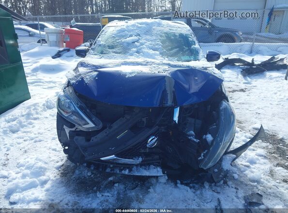 3N1AB7AP5KY412378 2019 NISSAN SENTRA Синий Вид щитка приборов