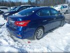 2019 Nissan Sentra Sv Синий vin: 3N1AB7AP5KY412378