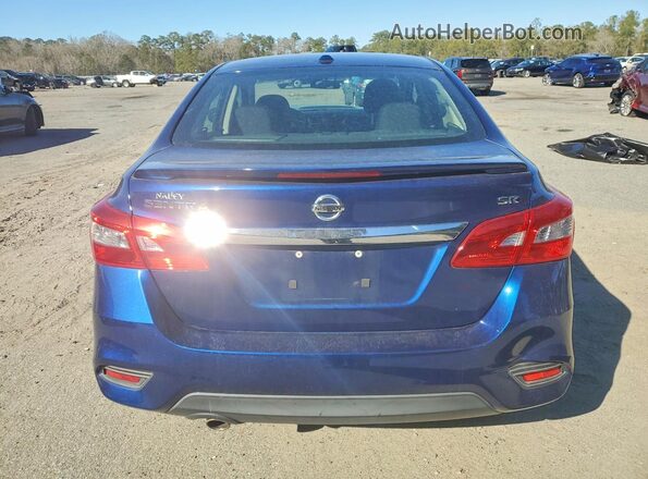 3N1AB7AP7HY205113 2017 NISSAN SENTRA Синий Вид сзади